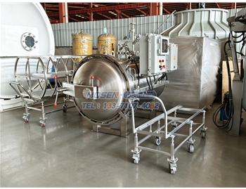 不锈钢卧式DN1020石墨碳材真空浸渍罐